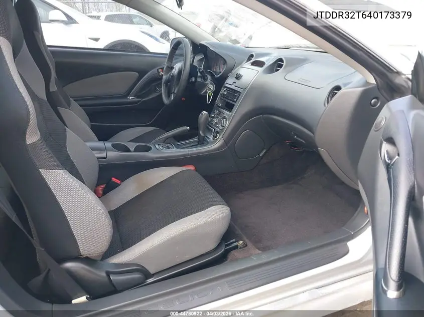 2004 Toyota Celica Gt VIN: JTDDR32T640173379 Lot: 44780922