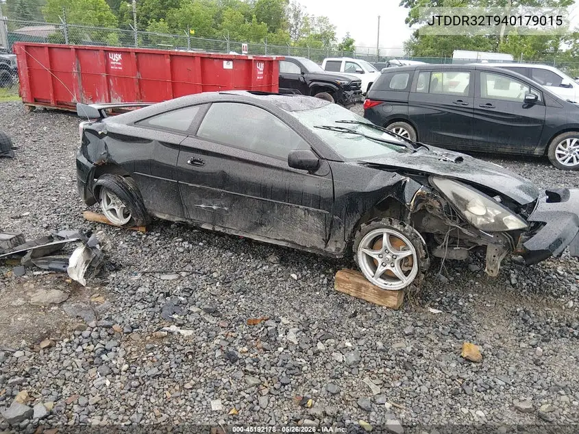 2004 Toyota Celica Gt VIN: JTDDR32T940179015 Lot: 45192178