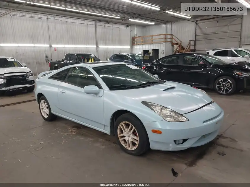 2005 Toyota Celica Gt VIN: JTDDR32T350186673 Lot: 45165112