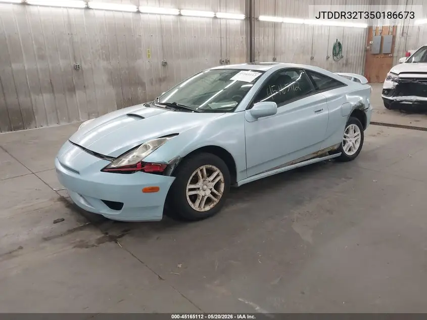 2005 Toyota Celica Gt VIN: JTDDR32T350186673 Lot: 45165112