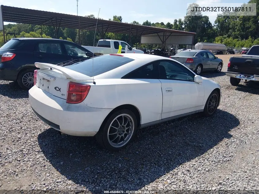 2005 Toyota Celica Gt VIN: JTDDR32T550187811 Lot: 45486470