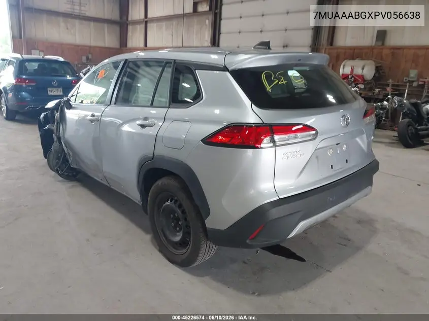 2023 Toyota Corolla Cross L VIN: 7MUAAABGXPV056638 Lot: 45226574