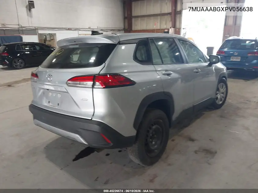 2023 Toyota Corolla Cross L VIN: 7MUAAABGXPV056638 Lot: 45226574