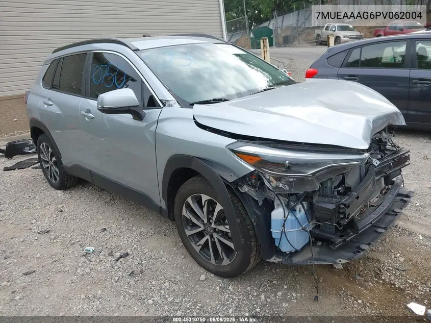 2023 Toyota Corolla Cross Xle VIN: 7MUEAAAG6PV062004 Lot: 45310750
