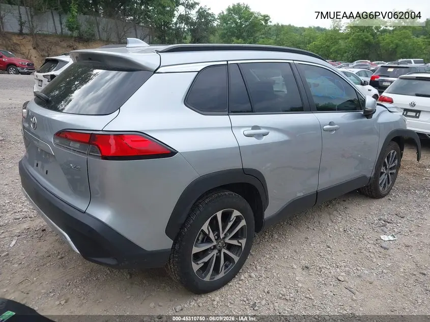 2023 Toyota Corolla Cross Xle VIN: 7MUEAAAG6PV062004 Lot: 45310750