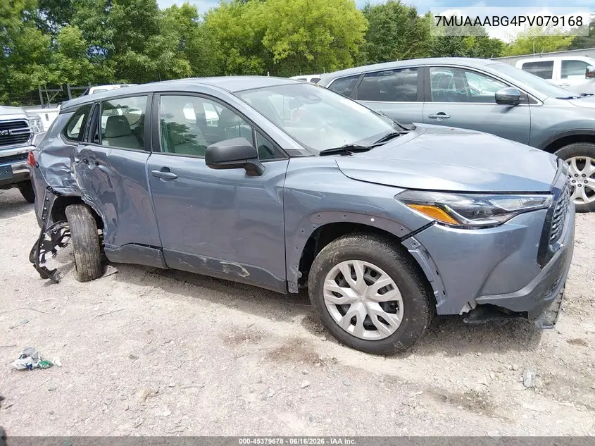2023 Toyota Corolla Cross L VIN: 7MUAAABG4PV079168 Lot: 45379678
