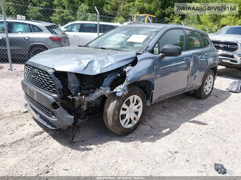 2023 Toyota Corolla Cross L VIN: 7MUAAABG4PV079168 Lot: 45379678
