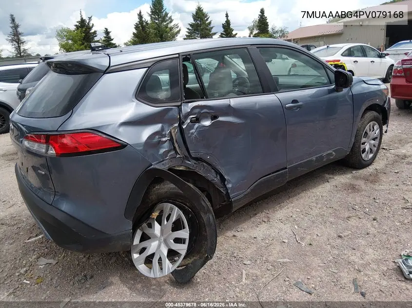 2023 Toyota Corolla Cross L VIN: 7MUAAABG4PV079168 Lot: 45379678