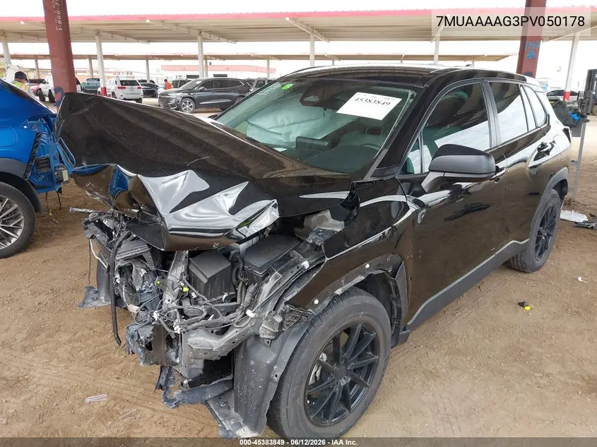2023 Toyota Corolla Cross L VIN: 7MUAAAAG3PV050178 Lot: 45383849