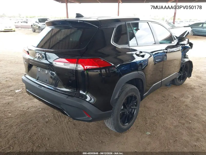 2023 Toyota Corolla Cross L VIN: 7MUAAAAG3PV050178 Lot: 45383849