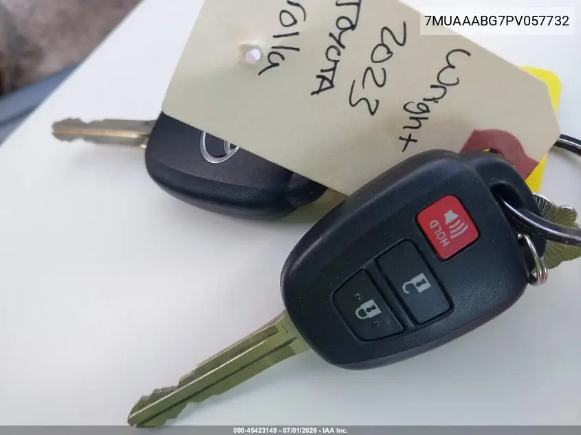 2023 Toyota Corolla Cross L VIN: 7MUAAABG7PV057732 Lot: 45423149