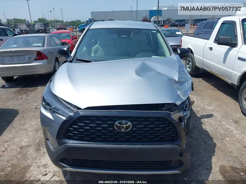 2023 Toyota Corolla Cross L VIN: 7MUAAABG7PV057732 Lot: 45423149