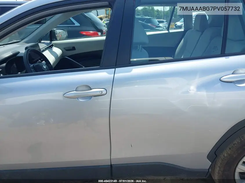 2023 Toyota Corolla Cross L VIN: 7MUAAABG7PV057732 Lot: 45423149