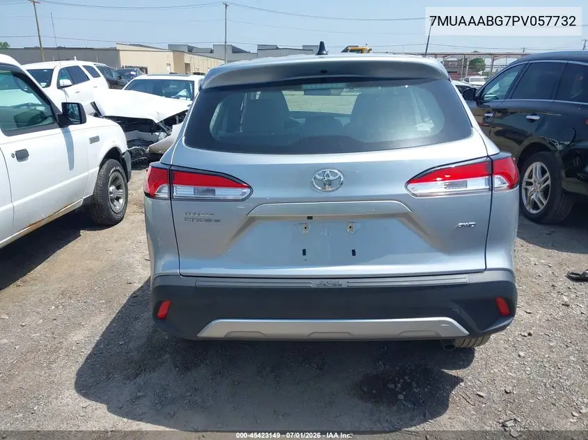 2023 Toyota Corolla Cross L VIN: 7MUAAABG7PV057732 Lot: 45423149