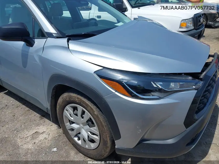 2023 Toyota Corolla Cross L VIN: 7MUAAABG7PV057732 Lot: 45423149