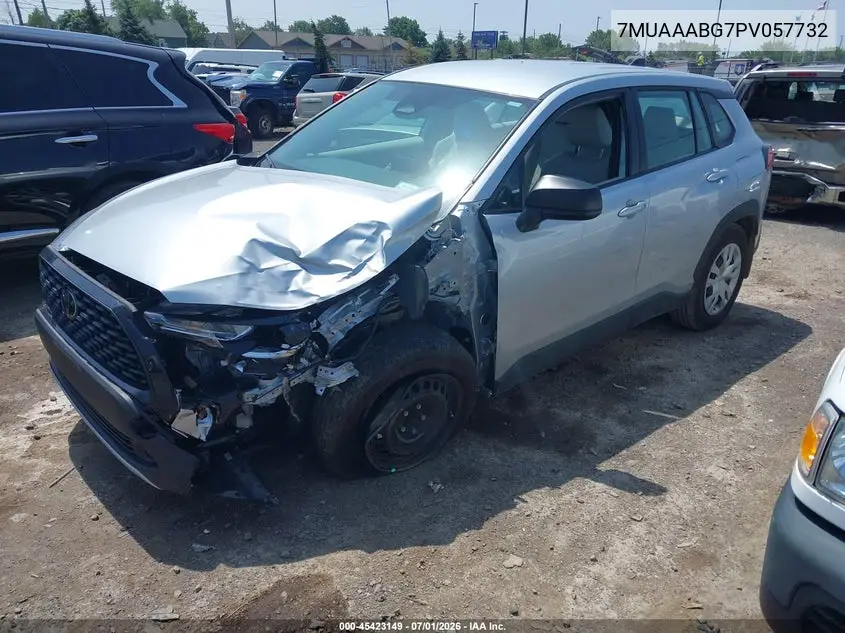 2023 Toyota Corolla Cross L VIN: 7MUAAABG7PV057732 Lot: 45423149