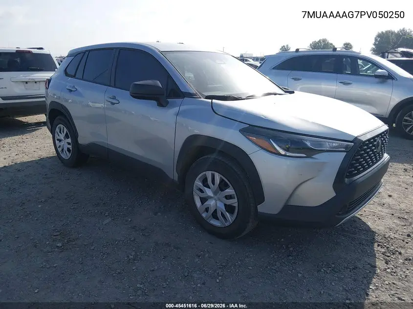2023 Toyota Corolla Cross L VIN: 7MUAAAAG7PV050250 Lot: 45451616