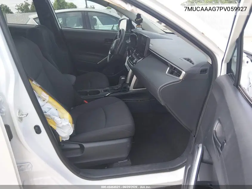 2023 Toyota Corolla Cross Le VIN: 7MUCAAAG7PV059927 Lot: 45454521