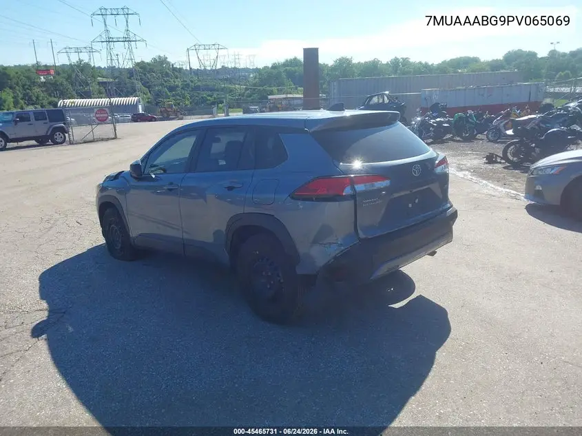 2023 Toyota Corolla Cross L VIN: 7MUAAABG9PV065069 Lot: 45465731