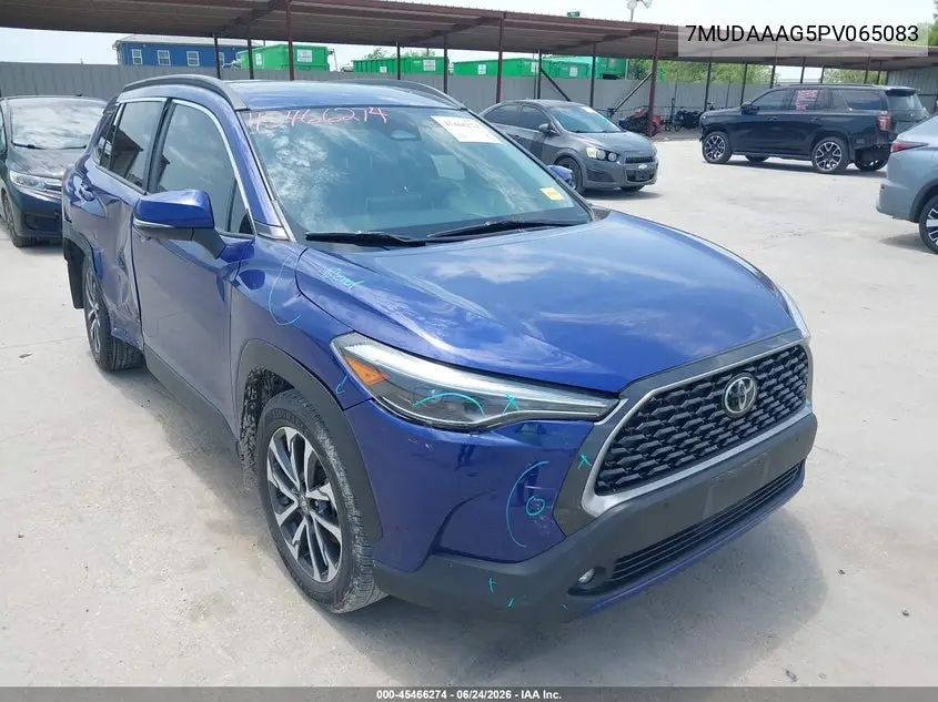 2023 Toyota Corolla Cross Xle VIN: 7MUDAAAG5PV065083 Lot: 45466274