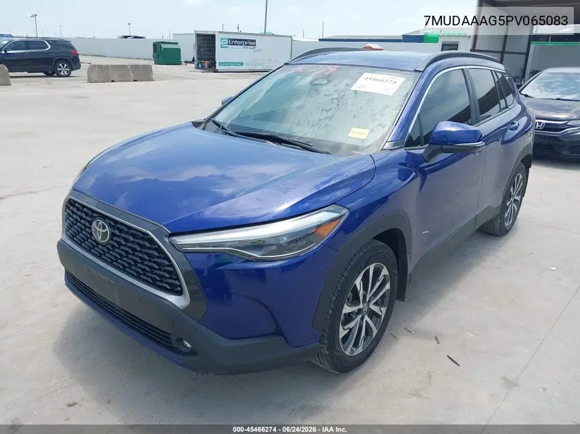 2023 Toyota Corolla Cross Xle VIN: 7MUDAAAG5PV065083 Lot: 45466274