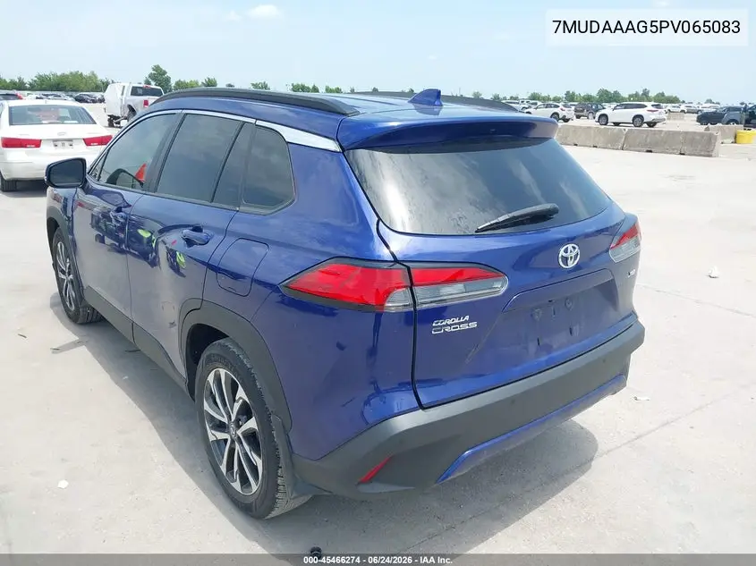 2023 Toyota Corolla Cross Xle VIN: 7MUDAAAG5PV065083 Lot: 45466274