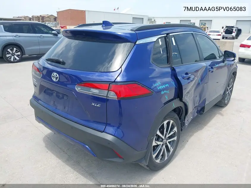 2023 Toyota Corolla Cross Xle VIN: 7MUDAAAG5PV065083 Lot: 45466274