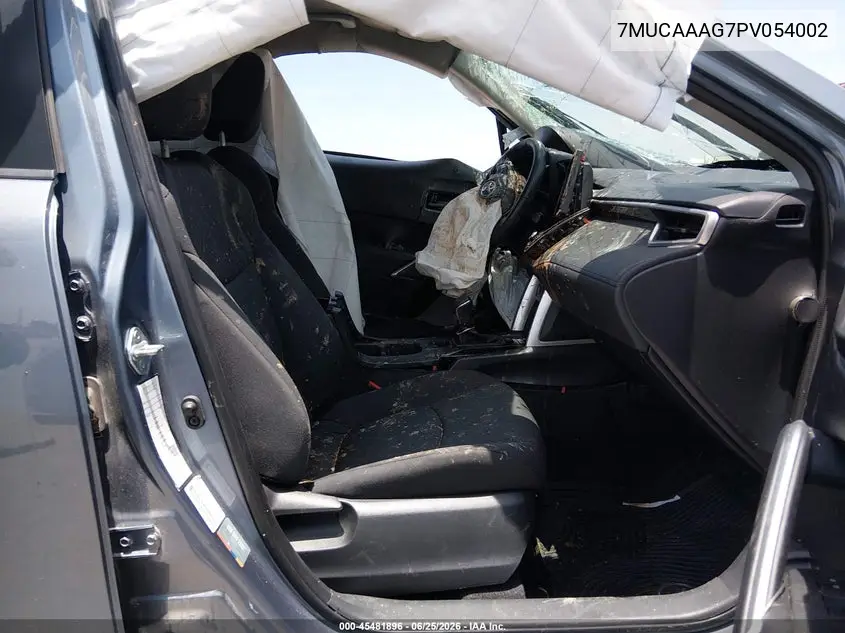 2023 Toyota Corolla Cross Le VIN: 7MUCAAAG7PV054002 Lot: 45481896