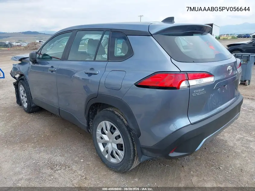 2023 Toyota Corolla Cross L VIN: 7MUAAABG5PV056644 Lot: 45506650