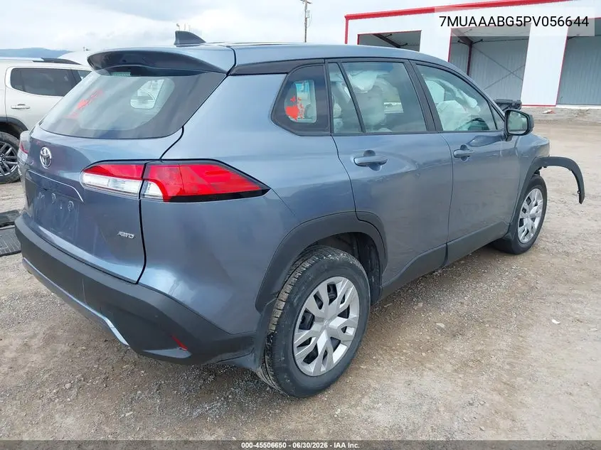 2023 Toyota Corolla Cross L VIN: 7MUAAABG5PV056644 Lot: 45506650