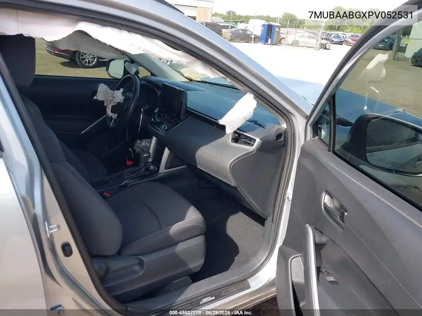 2023 Toyota Corolla Cross Le VIN: 7MUBAABGXPV052531 Lot: 45507770