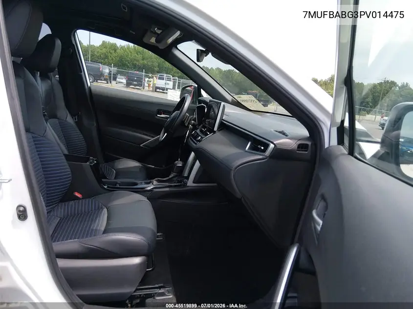 2023 Toyota Corolla Cross Hybrid Xse VIN: 7MUFBABG3PV014475 Lot: 45519899