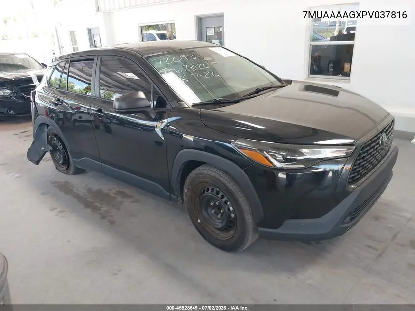 2023 Toyota Corolla Cross L VIN: 7MUAAAAGXPV037816 Lot: 45528649