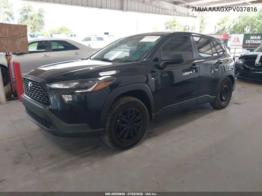 2023 Toyota Corolla Cross L VIN: 7MUAAAAGXPV037816 Lot: 45528649