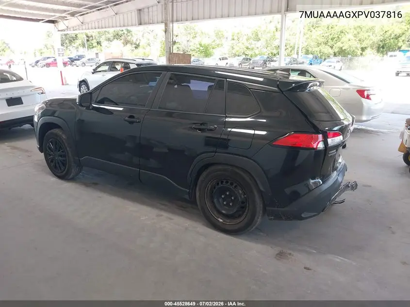 2023 Toyota Corolla Cross L VIN: 7MUAAAAGXPV037816 Lot: 45528649