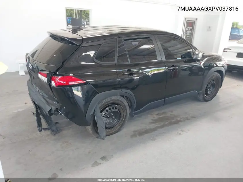 2023 Toyota Corolla Cross L VIN: 7MUAAAAGXPV037816 Lot: 45528649