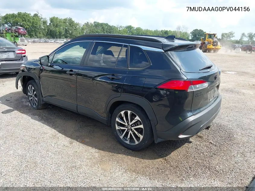 2023 Toyota Corolla Cross Xle VIN: 7MUDAAAG0PV044156 Lot: 45553753