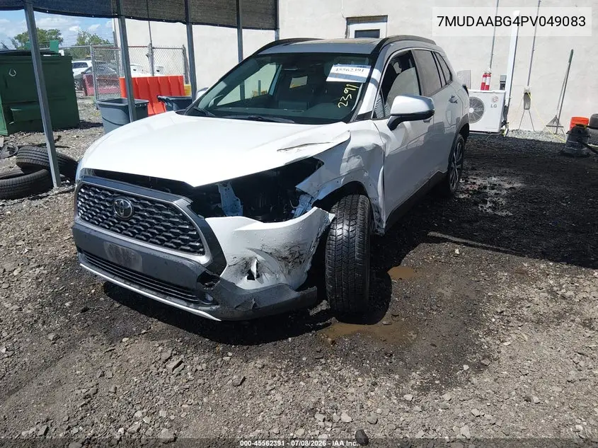 2023 Toyota Corolla Cross Xle VIN: 7MUDAABG4PV049083 Lot: 45562391