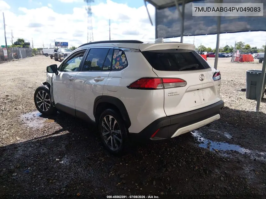 2023 Toyota Corolla Cross Xle VIN: 7MUDAABG4PV049083 Lot: 45562391