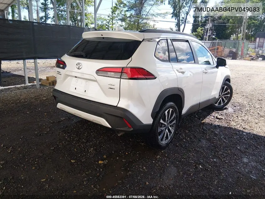 2023 Toyota Corolla Cross Xle VIN: 7MUDAABG4PV049083 Lot: 45562391
