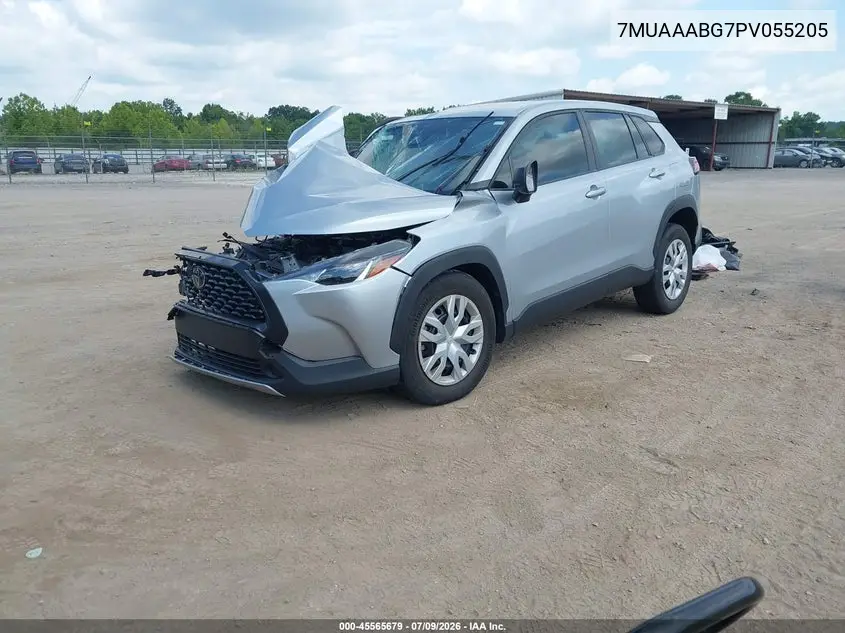 2023 Toyota Corolla Cross L VIN: 7MUAAABG7PV055205 Lot: 45565679