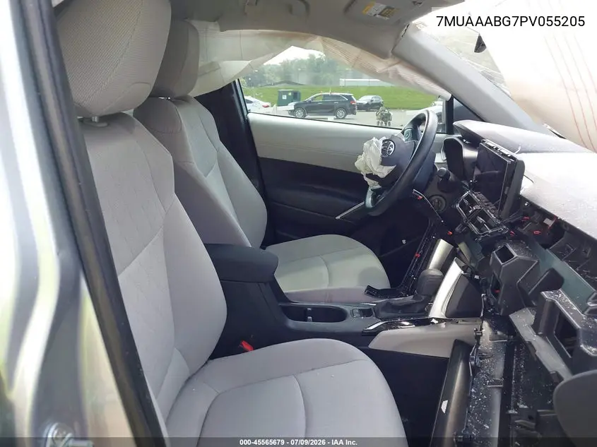 2023 Toyota Corolla Cross L VIN: 7MUAAABG7PV055205 Lot: 45565679