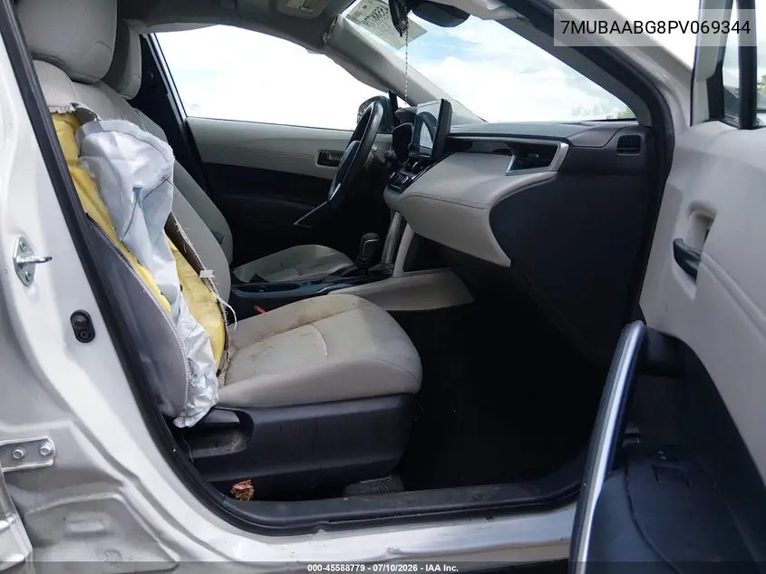 2023 Toyota Corolla Cross Le VIN: 7MUBAABG8PV069344 Lot: 45588779