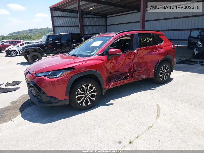 7MUFBABG4PV002318 2023 Toyota Corolla Cross Hybrid Se