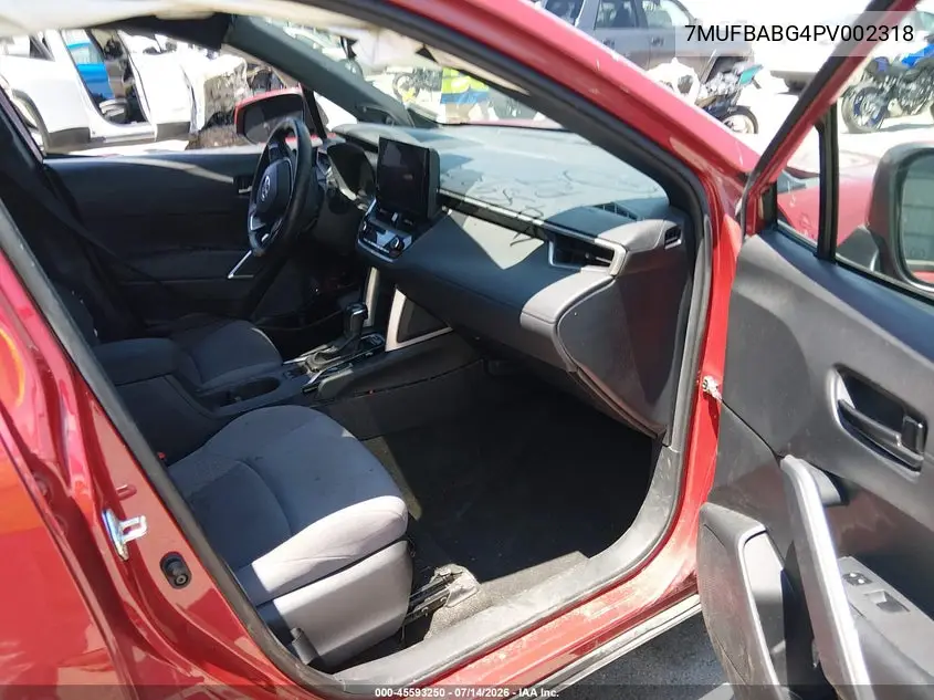 7MUFBABG4PV002318 2023 Toyota Corolla Cross Hybrid Se