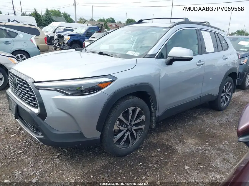 2023 Toyota Corolla Cross Xle VIN: 7MUDAABG7PV069568 Lot: 45604935