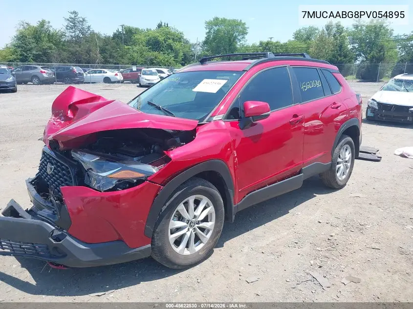 2023 Toyota Corolla Cross Le VIN: 7MUCAABG8PV054895 Lot: 45622530