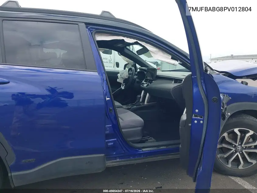 2023 Toyota Corolla Cross Hybrid Se VIN: 7MUFBABG8PV012804 Lot: 45654347
