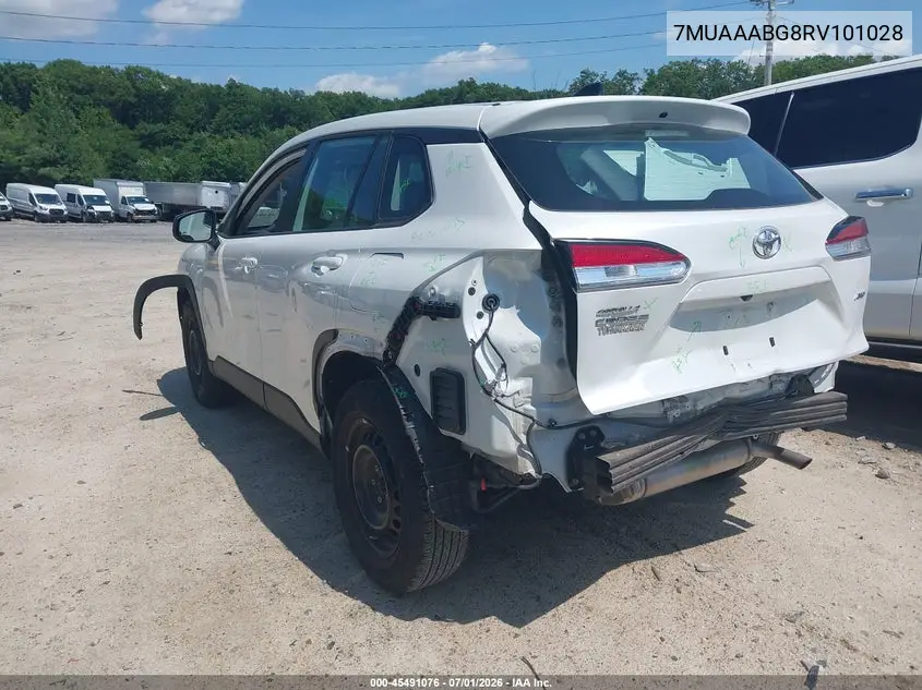 2024 Toyota Corolla Cross L VIN: 7MUAAABG8RV101028 Lot: 45491076