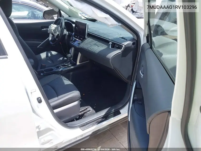 2024 Toyota Corolla Cross Xle VIN: 7MUDAAAG1RV103296 Lot: 45565276